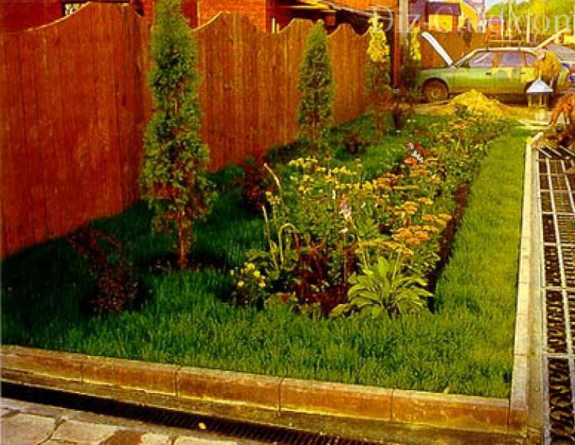 Как най-добре да подредите цветни лехи в предната градина.  Как да подредите предна градина в града със собствените си ръце