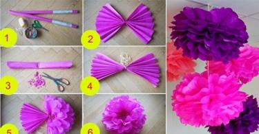 كيفية صنع زهرة من الورق