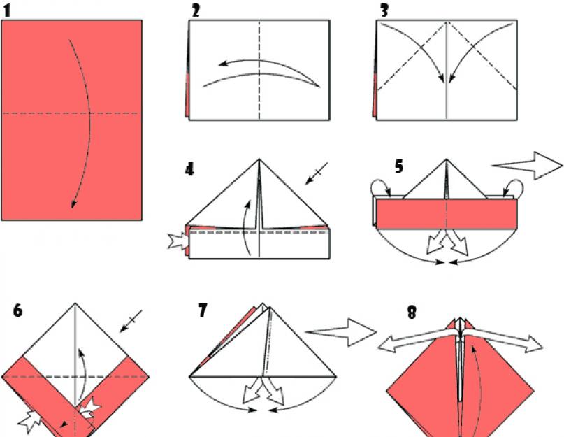 Кораблик с двумя парусами из бумаги. Как сделать кораблик из бумаги: инструкция и схема сборки