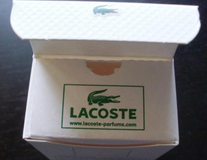 Lacoste оригинал как отличить. Упаковка духов лакоста.