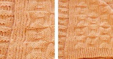 बुनाई सुइयों के साथ एक कंबल कैसे बुनें - एक गर्म कंबल और केप बनाने की प्रक्रिया के चित्र और विवरण